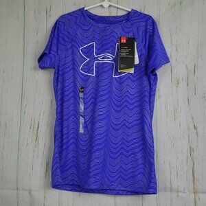 Youth Under Armour Heat Gear Short Sleeve UPF 30+ Top. Size YMD NEW